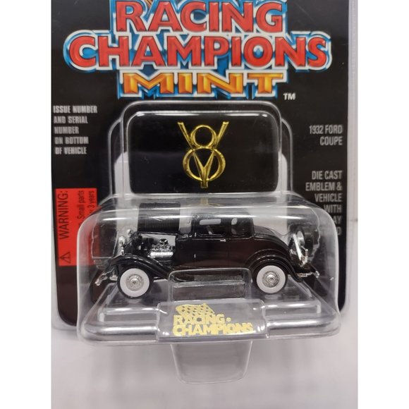 1932 Ford Coupe Black Racing Champions Mint 1:53 New NIB (1996 - Picture 3 of 3
